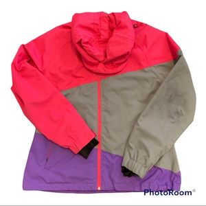 POLAR EDGE WOMENS WINDBREAKER JACKET HOODED ZIP UP JACKET MEDIUM
